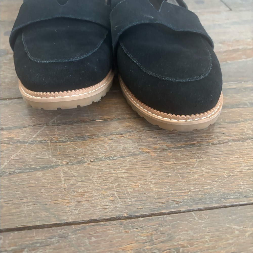 TOMS Women's Mallory Classic Black Suede Loafers Size 9 minimalist - Picture 6 of 6
